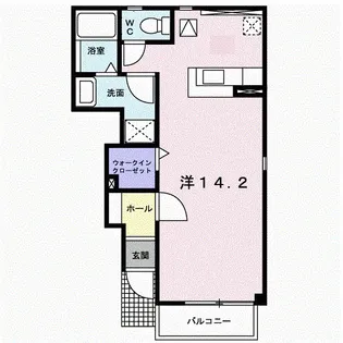 フォーチュネット【1階】の間取り