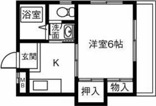 高蔵寺マンション【401号室】の間取り