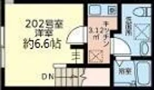 ビショップホーム【2階】の間取り