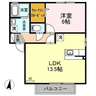 アンバサダーヒルズ F【2階】の間取り