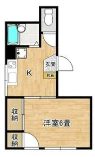 山十マンション【2階】の間取り