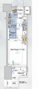 ガリシアレジデンス品川パークサイド【7階】の間取り