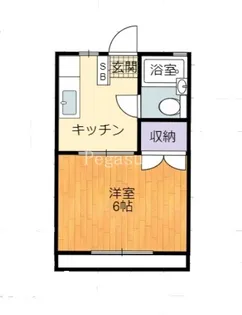 コスモハイツ山崎町【1階】の間取り