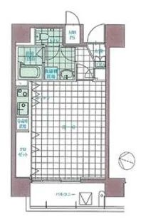 ヴィータローザ横浜吉野町【4階】の間取り