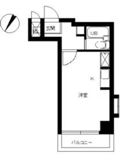 スカイコート横浜真金町【4階】の間取り