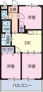 TWIN BERUTE A【1階】の間取り
