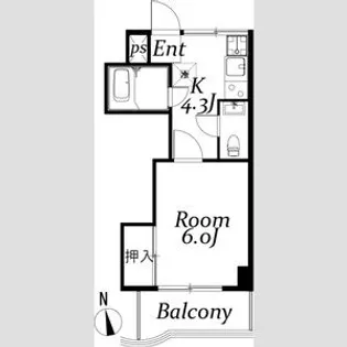 小山ステーションヒルズ【306号室】の間取り