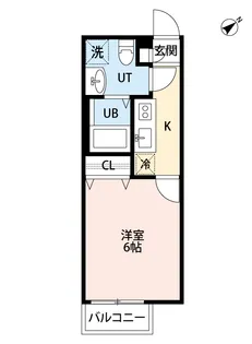 グレイス北松戸【1階】の間取り