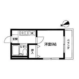 サンホシノ桜本【202号室】の間取り