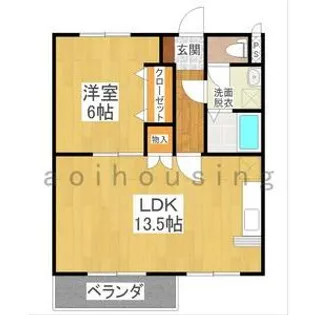 ペティーナB棟【1階】の間取り