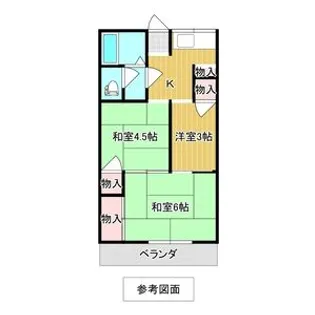 クレッシェンド【1階】の間取り