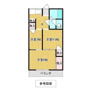 クレッシェンド【2階】の間取り