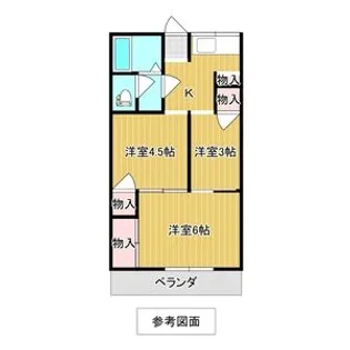 クレッシェンド【1階】の間取り