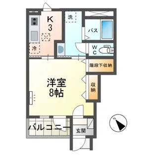 サンコート【1階】の間取り