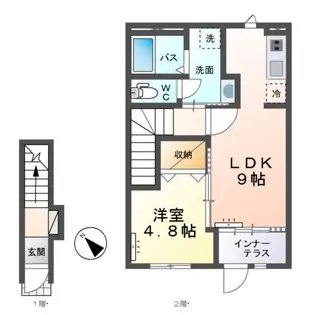 サンコート【2階】の間取り