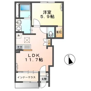 M6M【1階】の間取り