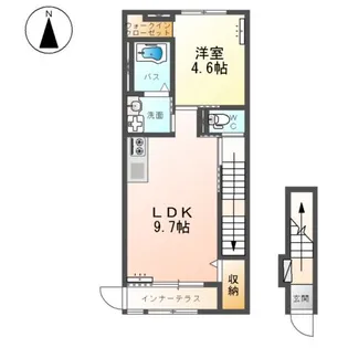 リアン・Ⅳ【2階】の間取り