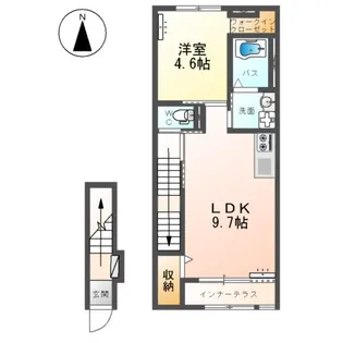 リアン・Ⅳ【2階】の間取り