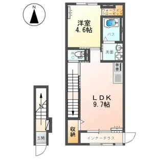 リアン・Ⅳ【2階】の間取り