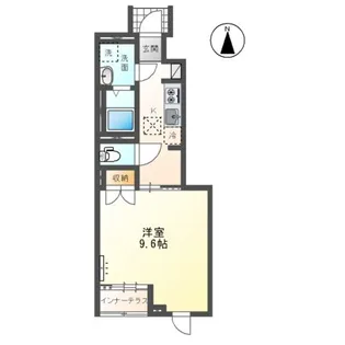 仮)東別所町アパートTR1013N1【1階】の間取り