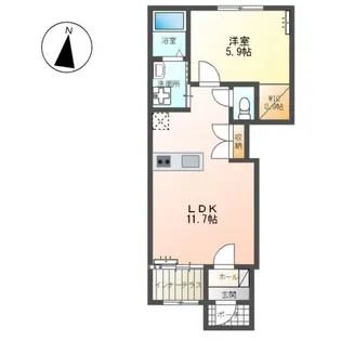 サンコリーナ向台【1階】の間取り