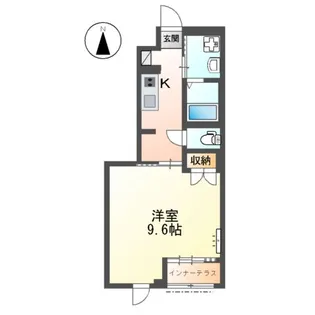 セレーナ広美【1階】の間取り