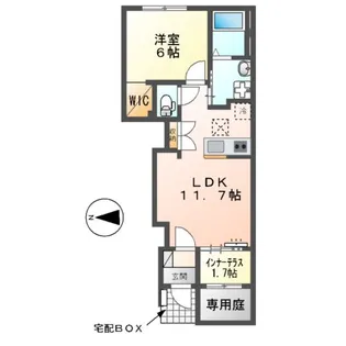 大村町新築アパート(仮称【1階】の間取り