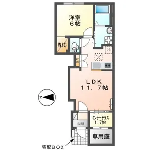 ベラ・カーサ【1階】の間取り