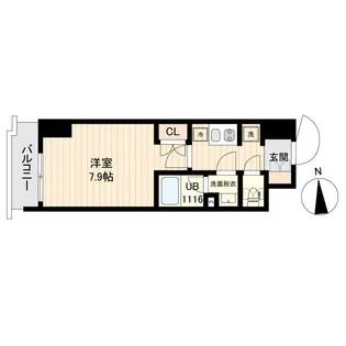 ストーリア三田【10階】の間取り