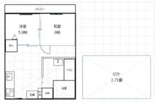メゾン・ド・ベルC【202号室】の間取り
