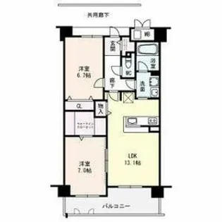 パッセル豊中【403号室】の間取り