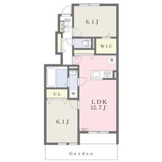 東名ファミリア【103号室】の間取り