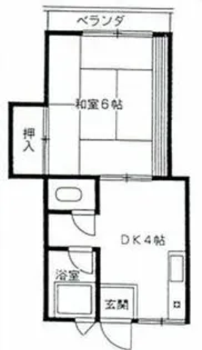 グリーンハイツ【101号室】の間取り