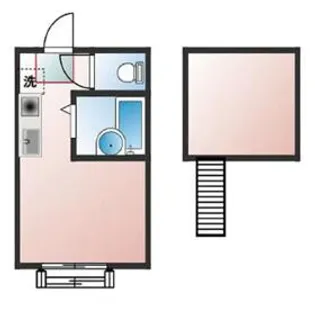 パンシオン東林間【1階】の間取り