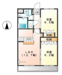 ASPIREⅥ【2階】の間取り