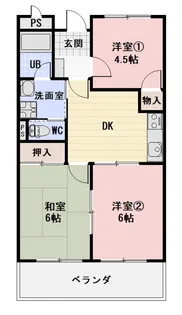 LIMPIAリリー【3階】の間取り