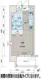 メインステージ蒲田Ⅲ【1005号室】の間取り
