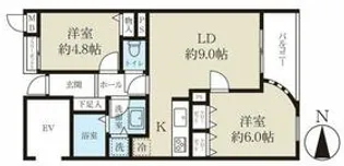 アポロホール&ルナハウス【2階】の間取り