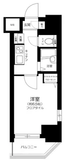 エステムコート池袋PRIME AXIA【5階】の間取り