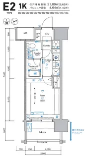 シーフォレシティ芝浦【4階】の間取り