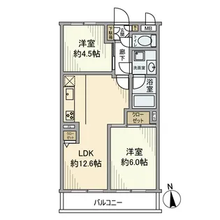 アーバンヒルズ河辺第二 【3階】の間取り