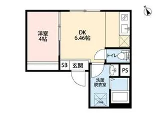 SPOY戸越銀座【4階】の間取り