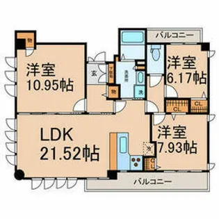 宮部ビル【1階】の間取り