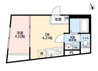 SPOY戸越銀座【2階】の間取り