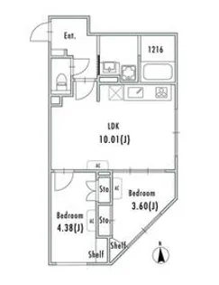 GRAN PASEO大森Ⅱ【2階】の間取り
