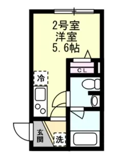ベイルーム阪東橋【2階】の間取り
