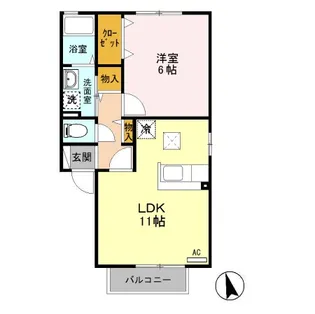 エスポワール Ⅰ【1階】の間取り