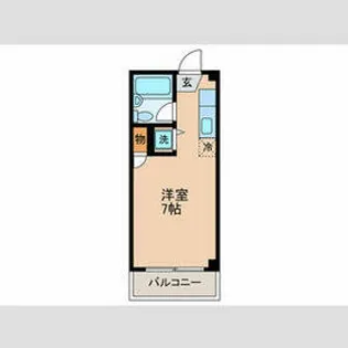 カームタウン西糀谷【302号室】の間取り