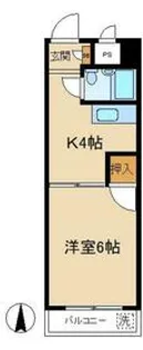 クレール南麻布【2階】の間取り
