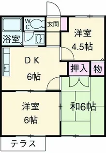 T・ホームズ【0101号室】の間取り